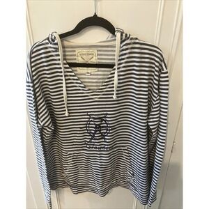 Vineyard Crew Claudio's Greenport Striped Hoodie 2xl
